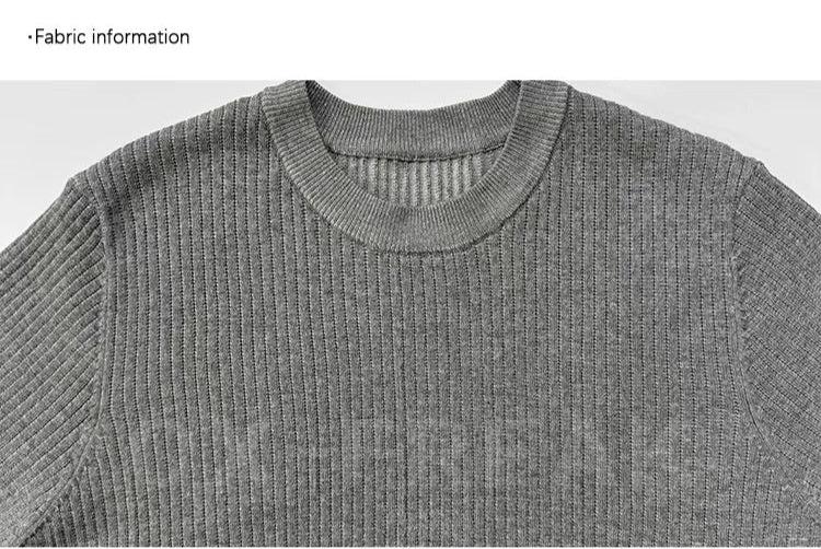 「アンチピリング生地」スリム サマー 半袖 Tシャツ メンズ ニットハーフスリーブ 韓国スタイル